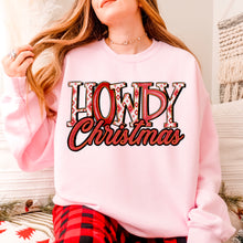 Load image into Gallery viewer, Howdy Christmas Serape Red  TRANSFER OCT SDD

