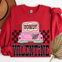 Load image into Gallery viewer, Howdy Valentine Pink Truck And Checkered TRANSFER SDD DEC 25

