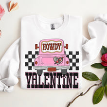 Load image into Gallery viewer, Howdy Valentine Pink Truck And Checkered TRANSFER SDD DEC 25
