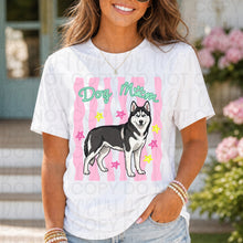 Load image into Gallery viewer, Dog Mom Wavy Pink Stripes Breed DROPDOWN TRANSFER UAC 26
