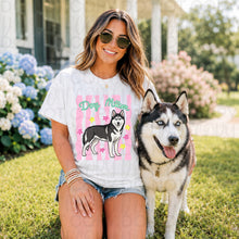 Load image into Gallery viewer, Dog Mom Wavy Pink Stripes Breed DROPDOWN TRANSFER UAC 26
