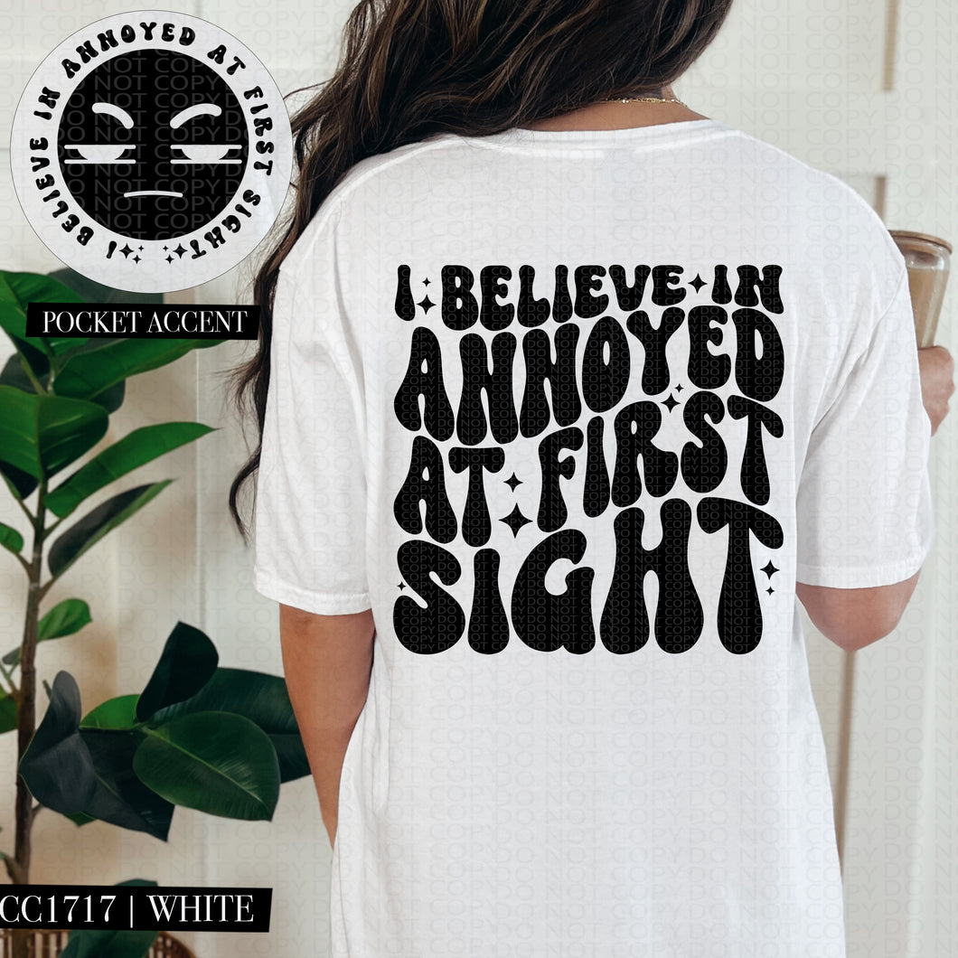 I Believe In Annoyed At First Sight Color Dropdown With Pocket TRANSFER HMWK FEB 25