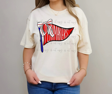 Load image into Gallery viewer, Baseball Pennant Bow Dropdown TRANSFER TGG FEB
