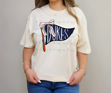 Load image into Gallery viewer, Baseball Pennant Bow Dropdown TRANSFER TGG FEB
