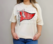 Load image into Gallery viewer, Baseball Pennant Bow Dropdown TRANSFER TGG FEB
