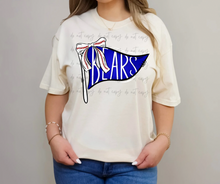 Load image into Gallery viewer, Baseball Pennant Bow Dropdown TRANSFER TGG FEB
