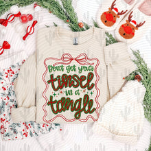 Load image into Gallery viewer, Don’t Get Your Tinsel In A Tangle Faux Tinsel TRANSFER CCD SEP
