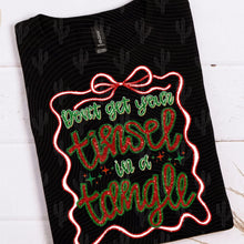 Load image into Gallery viewer, Don’t Get Your Tinsel In A Tangle Faux Tinsel TRANSFER CCD SEP
