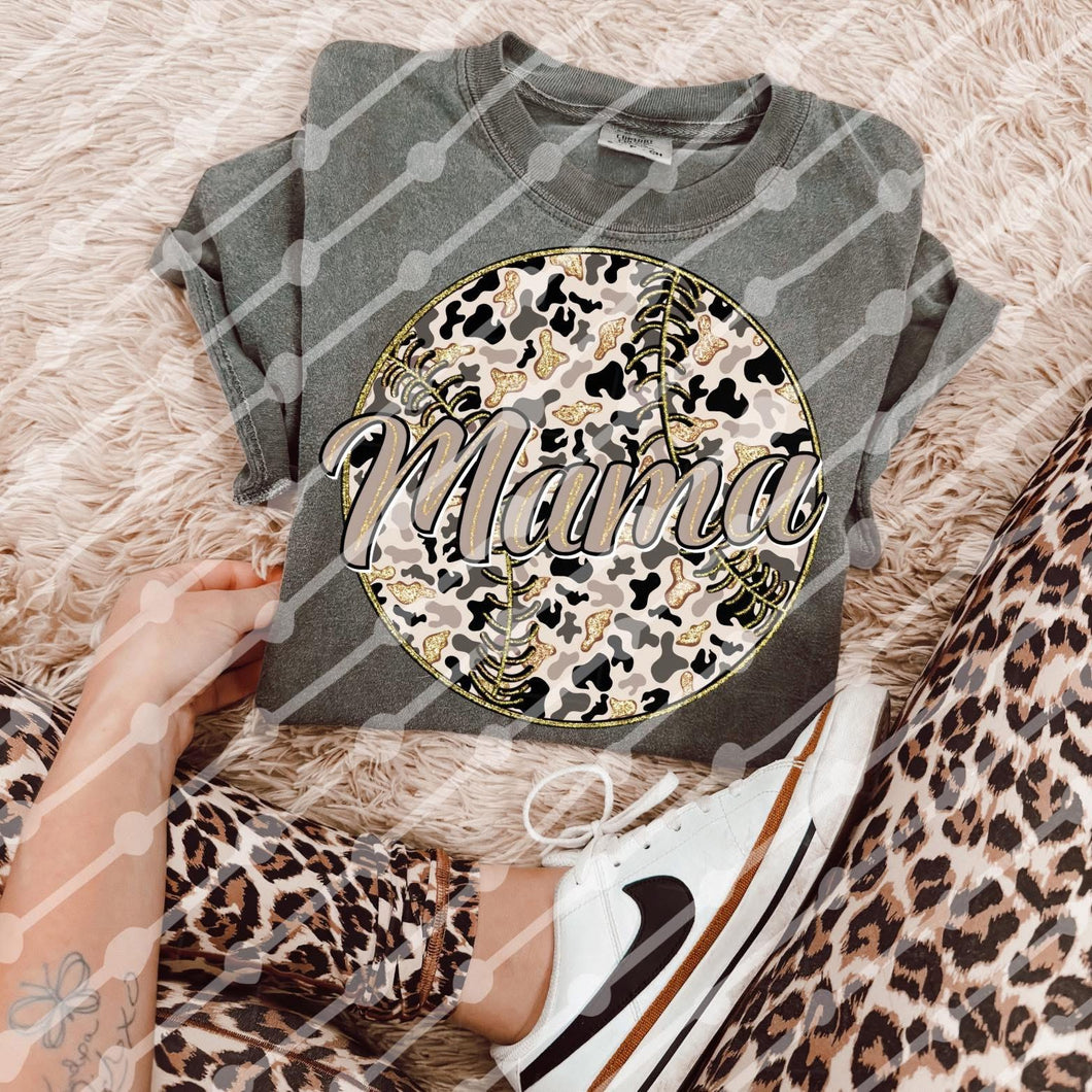Baseball Mama Camo TRANSFER JBD JAN/FEB 25