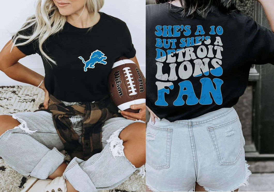 She’s A 10 But She’s A Lions Fan With Pocket TRANSFER