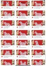 Load image into Gallery viewer, Valentine Red Floral Dog Breed Option DROPDOWN TRANSFER SWD DEC 25
