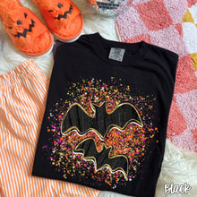 Load image into Gallery viewer, Pink Orange Gold Glitter Double Bat Splatter TRANSFER TCC JULY 26
