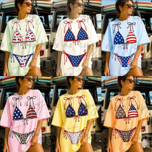 Load image into Gallery viewer, Patterned Bikini DROPDOWN WITH TOP OR BOTTOM OPTION TRANSFER ET MAY 26
