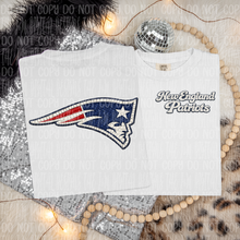 Load image into Gallery viewer, Denim Bling Team Dropdown With Pocket TRANSFER J&amp;M JAN 26
