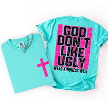 Load image into Gallery viewer, God Don’t Like Ugly Stripes POCKET ONLY DTF TRANSFER TUESDAY SDD JUNE 26

