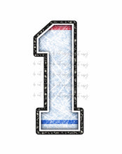 Load image into Gallery viewer, Sports Numbers Customized DROPDOWN DTF TRANSFER PARJO
