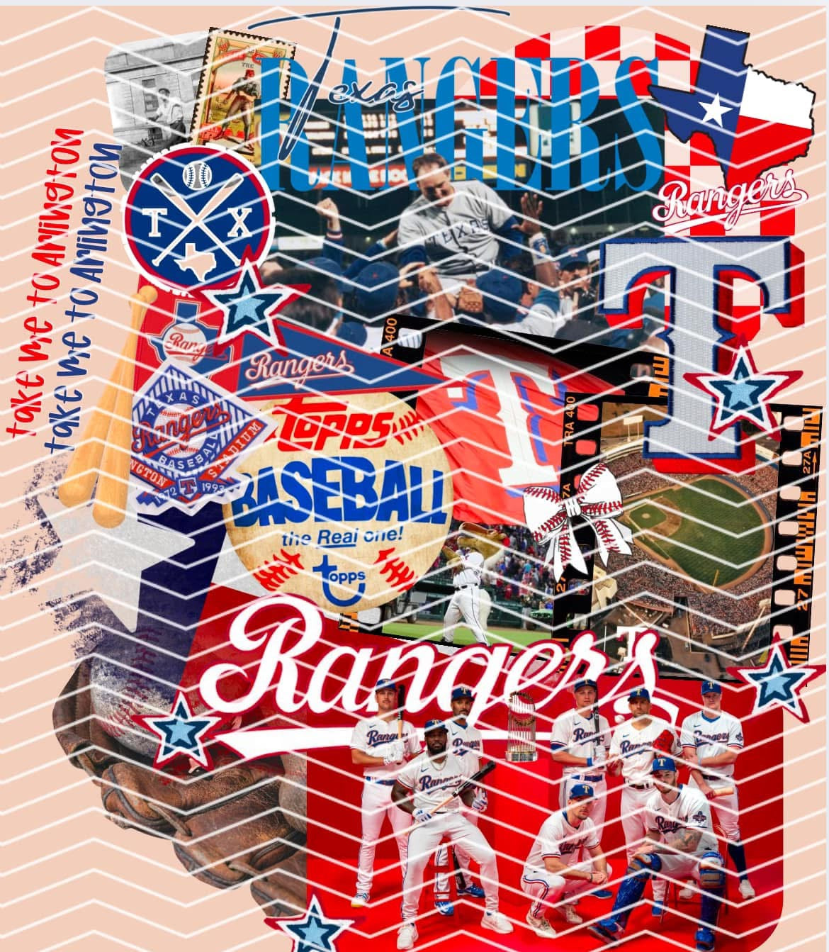 Ranger Collage TRANSFER 3IB – Sassy Sublimation & Screen Prints