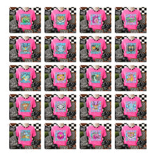 Load image into Gallery viewer, Let’s Go Bright Stripes Checkers Mascots DROPDOWN TRANSFER CARTER MAY 26
