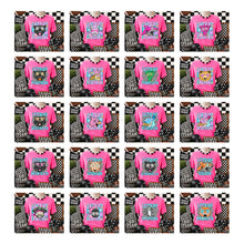 Load image into Gallery viewer, Let’s Go Bright Stripes Checkers Mascots DROPDOWN TRANSFER CARTER MAY 26
