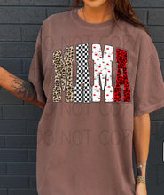 Load image into Gallery viewer, Mama Cherries Leopard Checker TRANSFER
