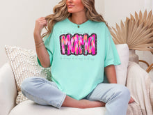 Load image into Gallery viewer, Mama Brush Stroke Polka Dot Pink TRANSFER
