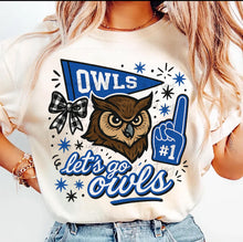 Load image into Gallery viewer, Let’s Go Owls Collage TRANSFER
