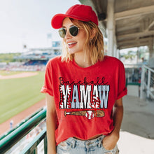 Load image into Gallery viewer, Baseball Title DROPDOWN Bat With Bow TRANSFER MZM FEB 26
