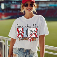 Load image into Gallery viewer, Baseball Title DROPDOWN Bat With Bow TRANSFER MZM FEB 26
