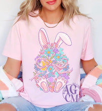 Load image into Gallery viewer, Floral Easter Egg Ears with SLEEVE OPTION TRANSFER AGCM FEB
