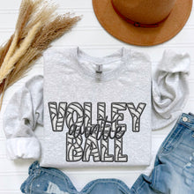 Load image into Gallery viewer, Volleyball Faux Embroidery Names DROPDOWN TRANSFER SDD FEB
