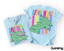 Load image into Gallery viewer, Later Gator-After While Stars And Stripes DROPDOWN TRANSFER CARTER APR 26
