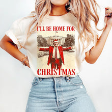 Load image into Gallery viewer, I’ll Be Home For Christmas Tr_mp Red TRANSFER
