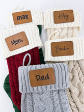 Load image into Gallery viewer, Personalized Knit Stockings
