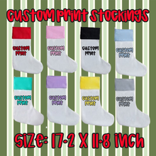 Load image into Gallery viewer, Custom Printed Stockings
