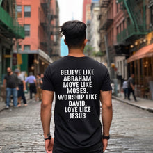 Load image into Gallery viewer, Believe Like Abraham WHT With Pocket TRANSFER
