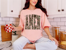 Load image into Gallery viewer, Amen Camo Pink Lace Bow TRANSFER ET JAN 26
