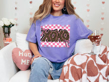 Load image into Gallery viewer, XOXO Leopard Pink Checker TRANSFER ET JAN 26
