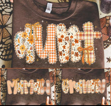 Load image into Gallery viewer, Fall Lace Bow Alpha Title Dropdown TRANSFER
