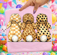 Load image into Gallery viewer, Checker Leopard Dotted Caps Bunny TRANSFER ET MAR 26
