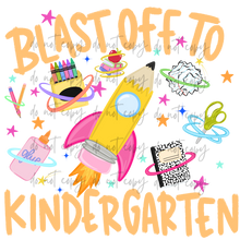 Load image into Gallery viewer, Blast Off To School Grades DROPDOWN TRANSFER TCC JULY 26
