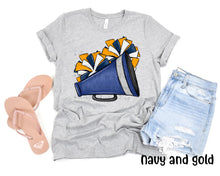 Load image into Gallery viewer, Cheer Pom And Megaphone Custom MASCOTS DTF TRANSFER
