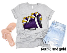 Load image into Gallery viewer, Cheer Pom And Megaphone Custom MASCOTS DTF TRANSFER
