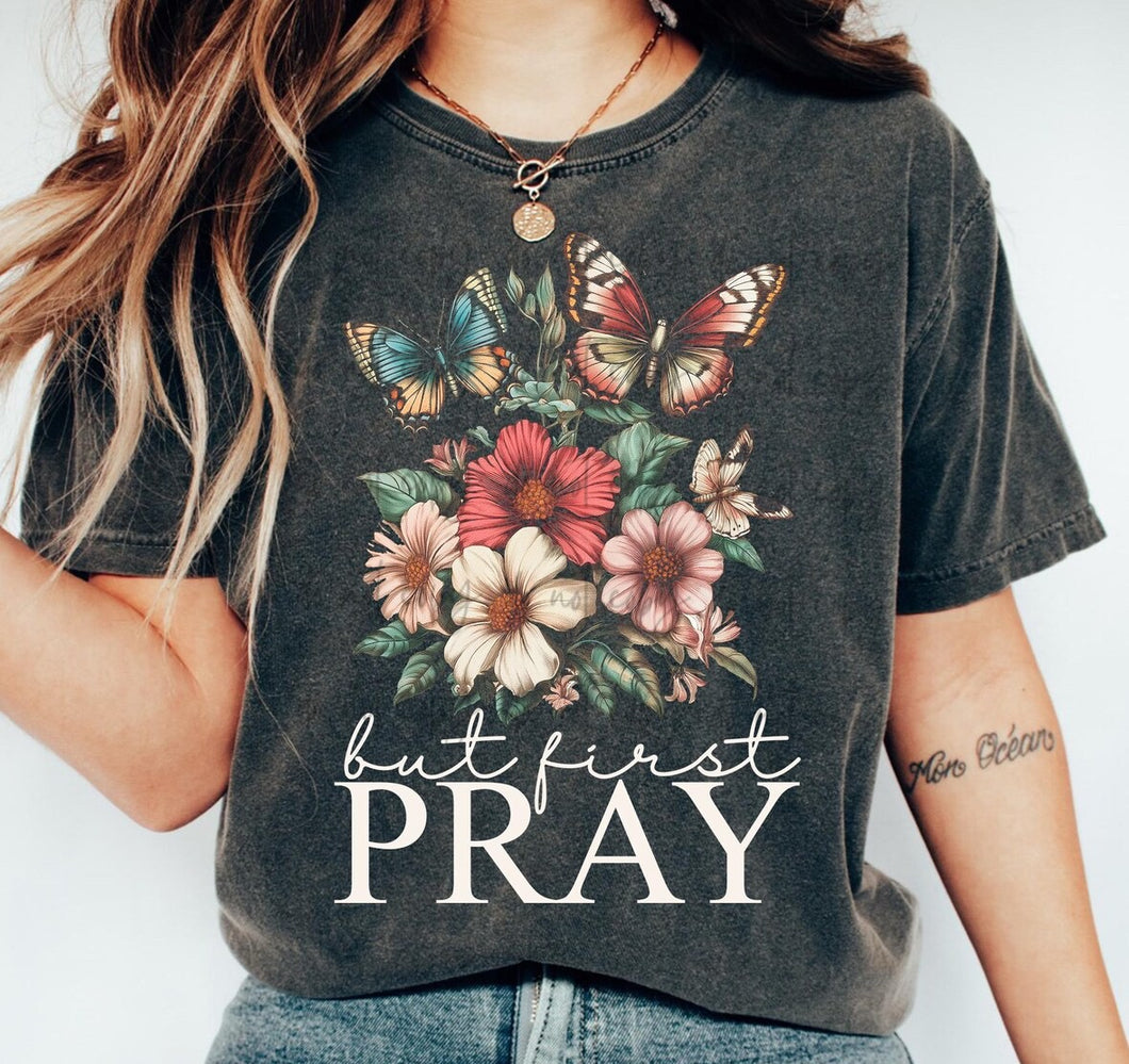 But First Pray Bouquet TRANSFER