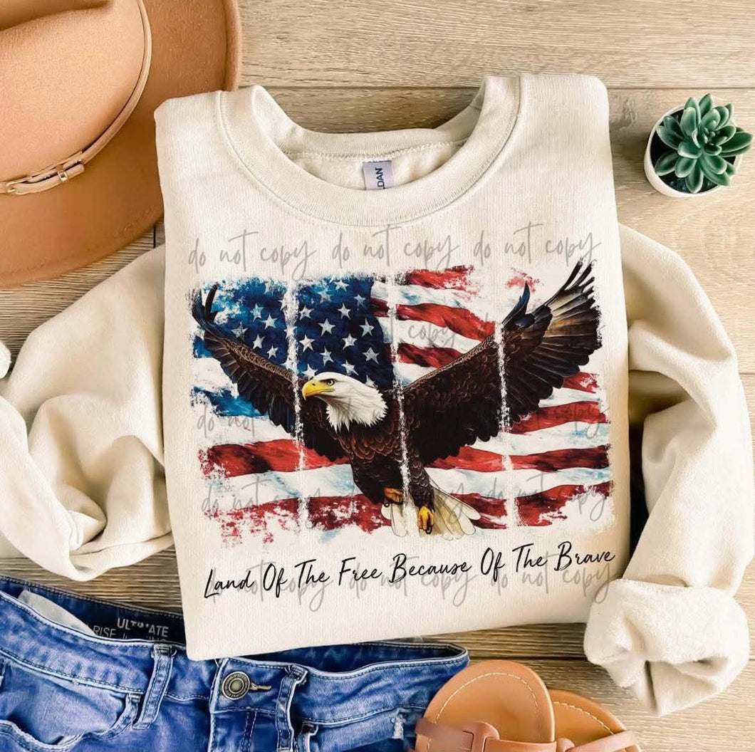 Land Of The Free Eagle Four Block TRANSFER