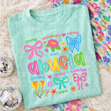 Load image into Gallery viewer, Doodle Floral Bows Collages Titles DROPDOWN TRANSFER UAC APR 26

