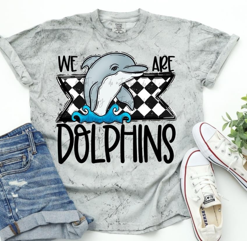 We Are Dolphins TRANSFER – Sassy Sublimation & Screen Prints