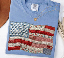 Load image into Gallery viewer, Faux Patch Flag TRANSFER ET FEB 26
