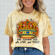 Load image into Gallery viewer, He Crowns You With Love And Mercy Sketch TRANSFER UAC JAN 26
