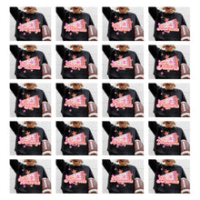 Load image into Gallery viewer, Dalmatian Football Orange Pink Stars Mascots DROPDOWN TRANSFER CSD AUG 26
