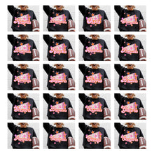 Load image into Gallery viewer, Dalmatian Football Orange Pink Stars Mascots DROPDOWN TRANSFER CSD AUG 26
